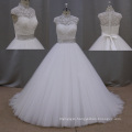 Ball Gown Heavy Beading High Neck Chinese Style Wedding Dress